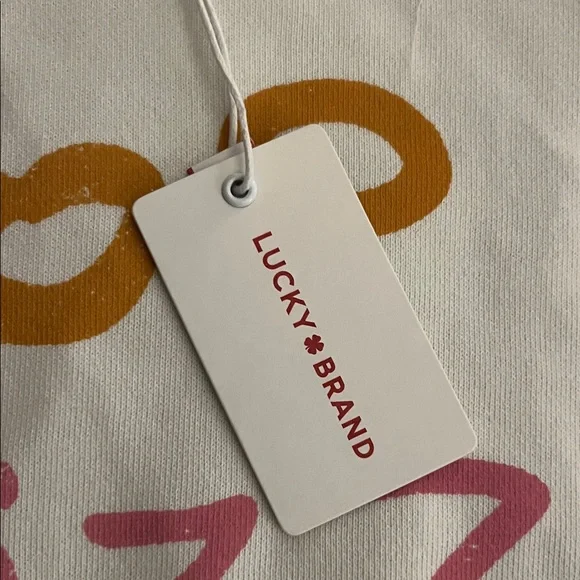 Lucky Brand Women’s Multicolor Graphic Sweatshirt NWT - Picture 5 of 8